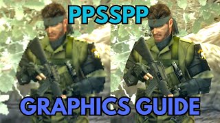 PPSSPP Graphics Guide amp Best Settings 2024  PC amp Android Sony PSP Emulation Tutorial [upl. by Lucila]