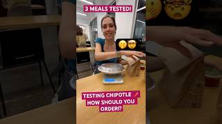 3 Exact Chipotle Meals Which Weighs More Testing Chipotle Theories [upl. by Ainot953]