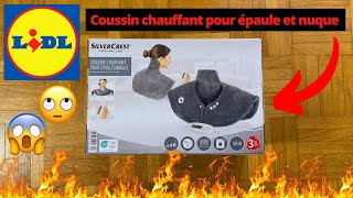 Test coussin chauffant pour les épaules et la nuque Silver Crest de chez Lidl  Le test complet [upl. by Lasorella]