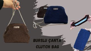 Burslu Çanta  Clutch Bag  Kolay yöntem  Easy method [upl. by Earvin]