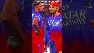 Sirf Virat Sir Ki Wajah Se Support Kar Raha Hoon Rcb Ko Bachpan Se 🥺 shorts siraj [upl. by Aurea]