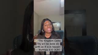 Thy Kingdom Come 60Second Prayer for Heaven on Earth shorts vote love peace [upl. by Ahsinat]