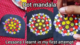 3 mistakes you should avoid in dot mandala [upl. by Arymat]