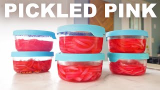 Every way of making pink pickled onions the greatest condiment [upl. by Temhem]