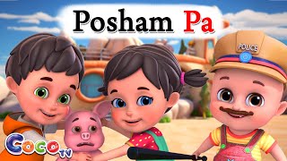 Posham Pa Bhai Posham Pa II Hindi Rhymes II for children [upl. by Elisabeth]