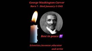 George Washington Carver blackhistory science agriculture restinpeace love blackvlogger [upl. by Hirst]