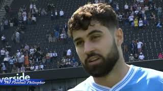 Fulham vs Man City 04 Josko Gvardiol postmatch interview after scoring 2 goals [upl. by Ecirad]