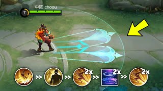 TRIPLE DASH  TRIPLE RECALL CHOU GAMEPLAY  Mobile Legends [upl. by Adalbert386]