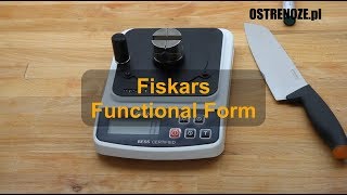 Test ostrości noża Fiskars Functional form [upl. by Aiza]