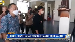 Jelang Natal Wali Kota Gibran Tinjau Protokol Kesehatan di Gereja [upl. by Llenrub]