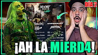 NO PODRÁS CREER lo que PASÓ en el SEGUNDO DÍA del MXMF Metal Fest  ¡ESTO FUE UNA SALVAJADA  VLOG [upl. by Bechler]