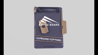 Clipboard Flip Panel for Battle Board Kneeboards [upl. by Karyn]