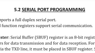 8051 serial port programming [upl. by Naro]