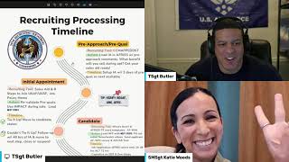 SMSgt Wood’s Recruiting Processing Timeline for Air Force Recruiters — An Interview by TSgt Butler [upl. by Shermy823]