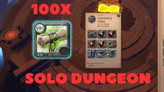 Solo dungeon T80 100x part2  Albion online [upl. by Wil407]