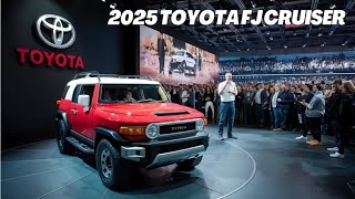 2025 Toyota FJ Cruiser Review A Modern Classic Reimagined [upl. by Koller]