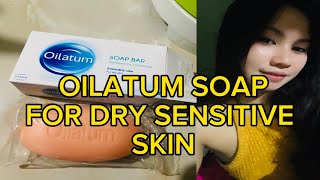 RECOMMEND OILATUM SOAP BAR GOOD FOR DRY SENSITIVE SKIN ITCHY SKIN ECZEMA [upl. by Atoel]