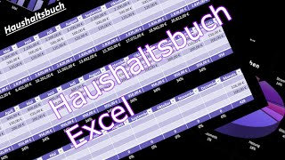 Excel Haushaltsbuch  einfach erstellen  kostenlose Vorlage excel exceltutorial finance [upl. by Mond]