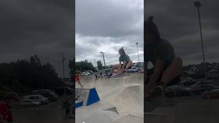 Best Skatepark in UK 🇬🇧 Concrete Waves Newquay scooters skatepark subscribe [upl. by Etteb]