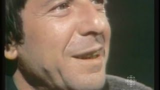 Leonard Cohen on Israeli TV 1985 a rare interview [upl. by Farmann]