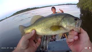 Hot summer bass fishing on the Chickahominy River [upl. by Corrine]