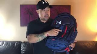 Under Armour Hustle 40 Backpack Review [upl. by Lletnuahs660]