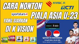 Cara Menyaksikan Piala Asia U 23 2024 Timnas Indonesia Vs Qatar Cara Nonton AFC Asian Cup 2024 [upl. by Ehr]