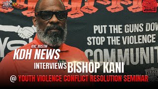 KDH News interviews BISHOP KANI at Youth Violence Conference Resolution Seminar [upl. by Bengt]