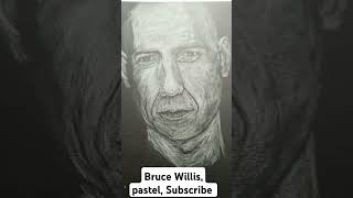 Bruce Willis portrait pastel art portrait drawing pastel [upl. by Ardath377]