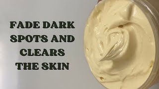 DIY Brightening Face And Body Butter Fade Dark Spots Even Skin Tone [upl. by Ahsa734]