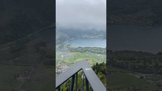 Harder Kulm Top of Interlaken cliff view breathtaking Switzerland 🇨🇭 [upl. by Steinke]