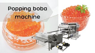 FUDE Spherification Caviar Moulding Machine Juice Popping boba production line Bursting Boba Machine [upl. by Eisnyl]