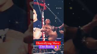 Electrifying Move by The Rock 🔥🔥😲💪therock therockreturn therockwwe badblood wrestlemania40 [upl. by Monia666]