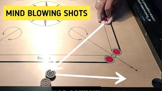 Useful hard carrom trick shots carrom board tricks best carrom shots carrom board game [upl. by Africah]