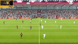 PES 2021 NEW Ultra Realistic Graphic and Sound Mod  Bournemouth vs Man City  PES 2024 Patch  4K [upl. by Airamas324]