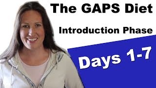 GAPS Diet Introduction phase day 1 to 7 HowTo [upl. by Yesor779]