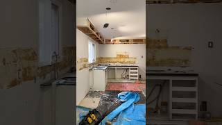 kitchen reno progress budgetrenovation kitchenrenovation homerenovation [upl. by Myriam896]