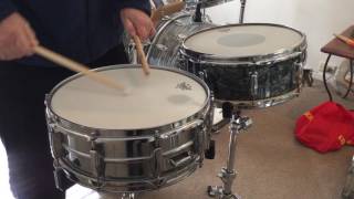 LUDWIG SUPRA vs SLINGERLAND ARTIST MODEL [upl. by Donoghue]