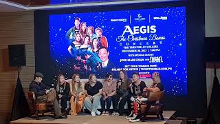 AEGIS The Christmas Bonus Concert Media Conference [upl. by Culosio]