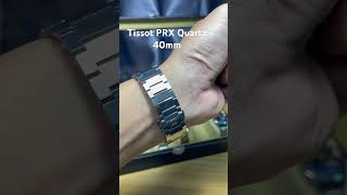 Tissot prx quartz 40mm tissot tissotwatch tissotprx [upl. by Zorana807]