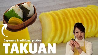 How to make ★TAKUAN★ Japanese Traditional Daikon Pickles EP245 [upl. by Anidualc]