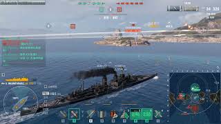 World of Warship  Incomparable in Brawl  175004 damage  1461 BXP [upl. by Blondy817]