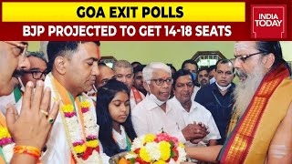 India Today Exit Polls Axis My India Predicts 1418 Seats for BJP In Goa  Assembly Elections [upl. by Nerred234]