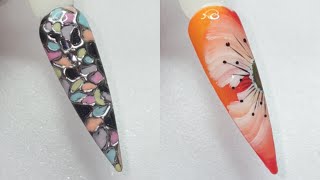 trending nail art design ideas  hand painted nail art designs [upl. by Om]