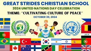 2024 Great Strides Christian School United Nations National Costumes [upl. by Fesoy]