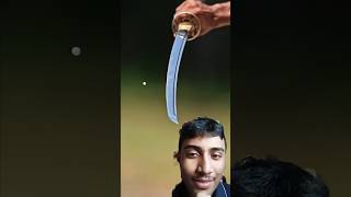 Sword 🗡️ Vs Bullet funny reaction  katanaking shorts ytshorts [upl. by Aicek473]