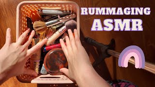 Aggressive Rummaging through bags makeup and baskets ASMR 🧺 [upl. by Yahsat]