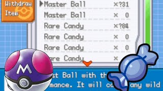 Pokemon Sword and Shield GBA unlimited Masterbool and Rair Candy [upl. by Agnimod]