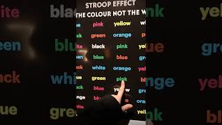 I Lost My Mind During This TRICKY Stroop Mind Effect [upl. by Magdalen]