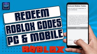 How To Redeem Roblox Codes On PC amp Phone Full Guide [upl. by Lenee]